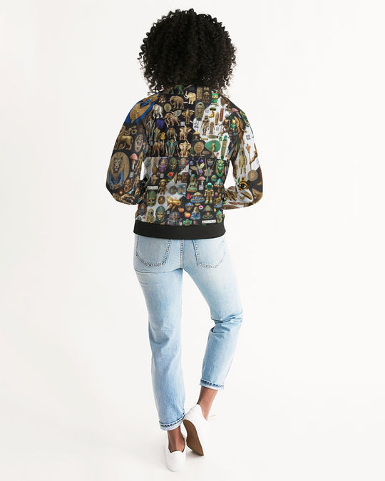 IMG_0540 Women's All-Over Print Bomber Jacket