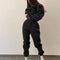 Autumn And Winter New Casual Sports Women's Suit Fashion Solid Color Simple Warm Pants Hoodie Female 2 Piece Set 2024