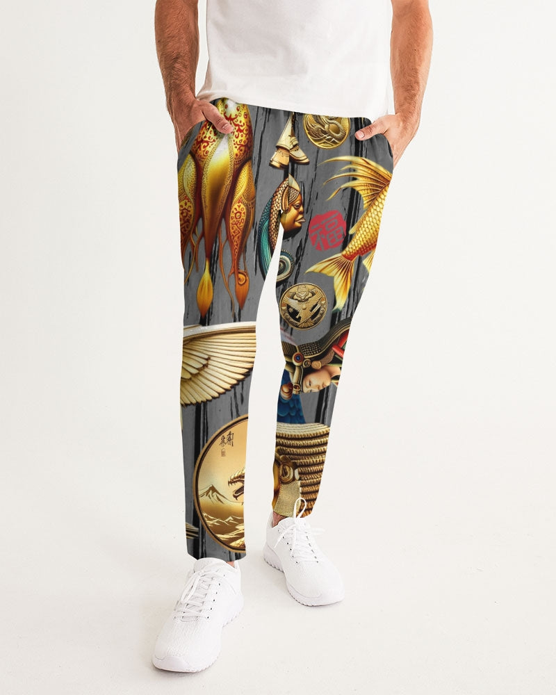 Illustration Abstrak Men's All-Over Print Joggers