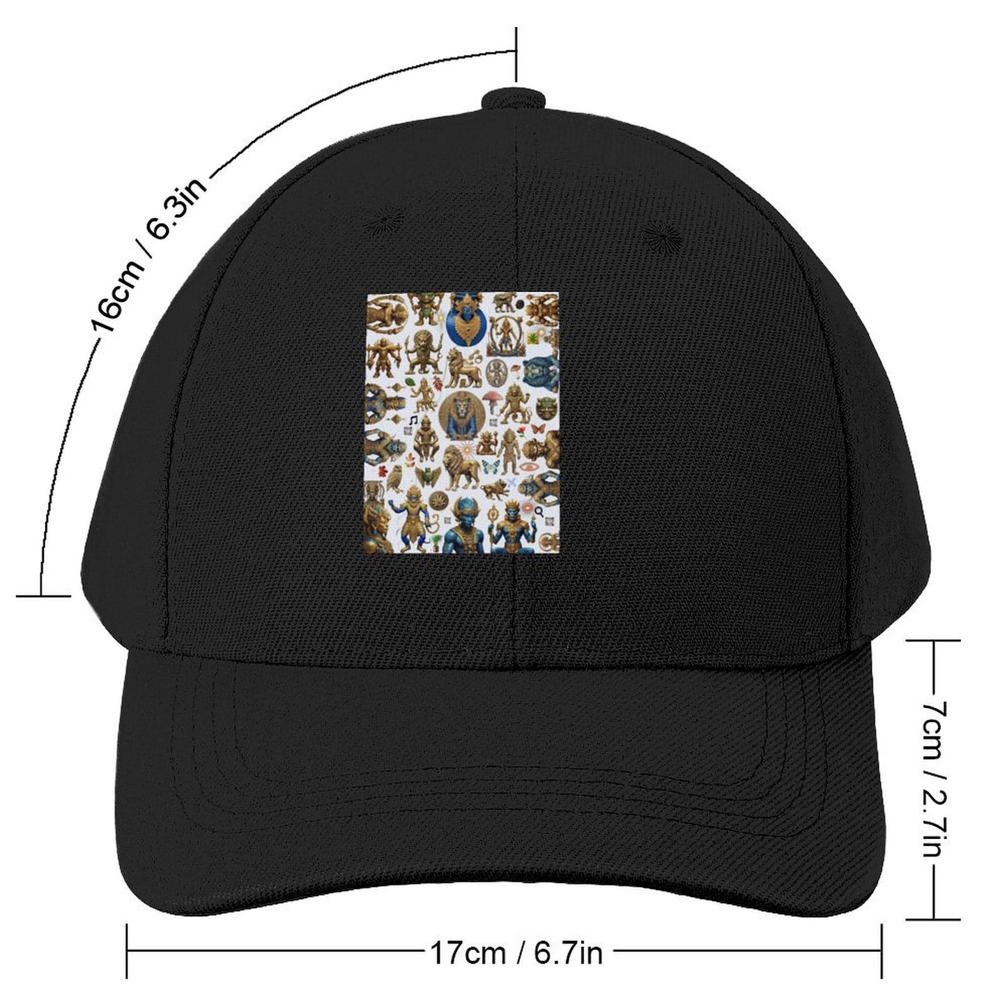 Polyester Baseball Cap (Front Printing)