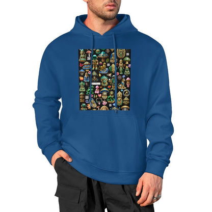 DTF 250gsm Cotton Men's Hoodie with Pocket (Front Printing)