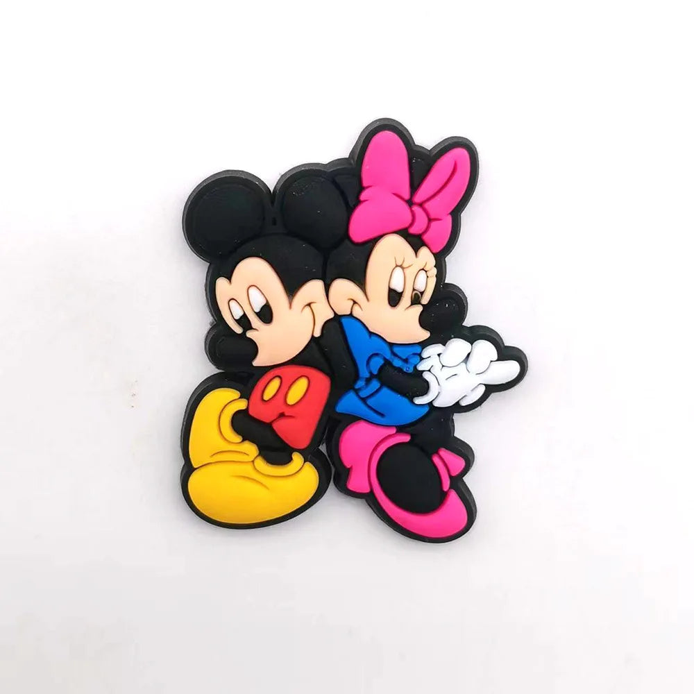 MINISO 1pcs cartoon Disney series DIY shoe charms Accessories buckle clogs sandals Garden shoes decorate kids gifts