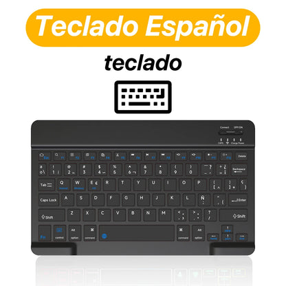 CASEPOKE For iPad Xiaomi Samsung Huawei Tablet Phone Bluetooth Keyboard and Mouse Mini Wireless Keyboard Android IOS Windows