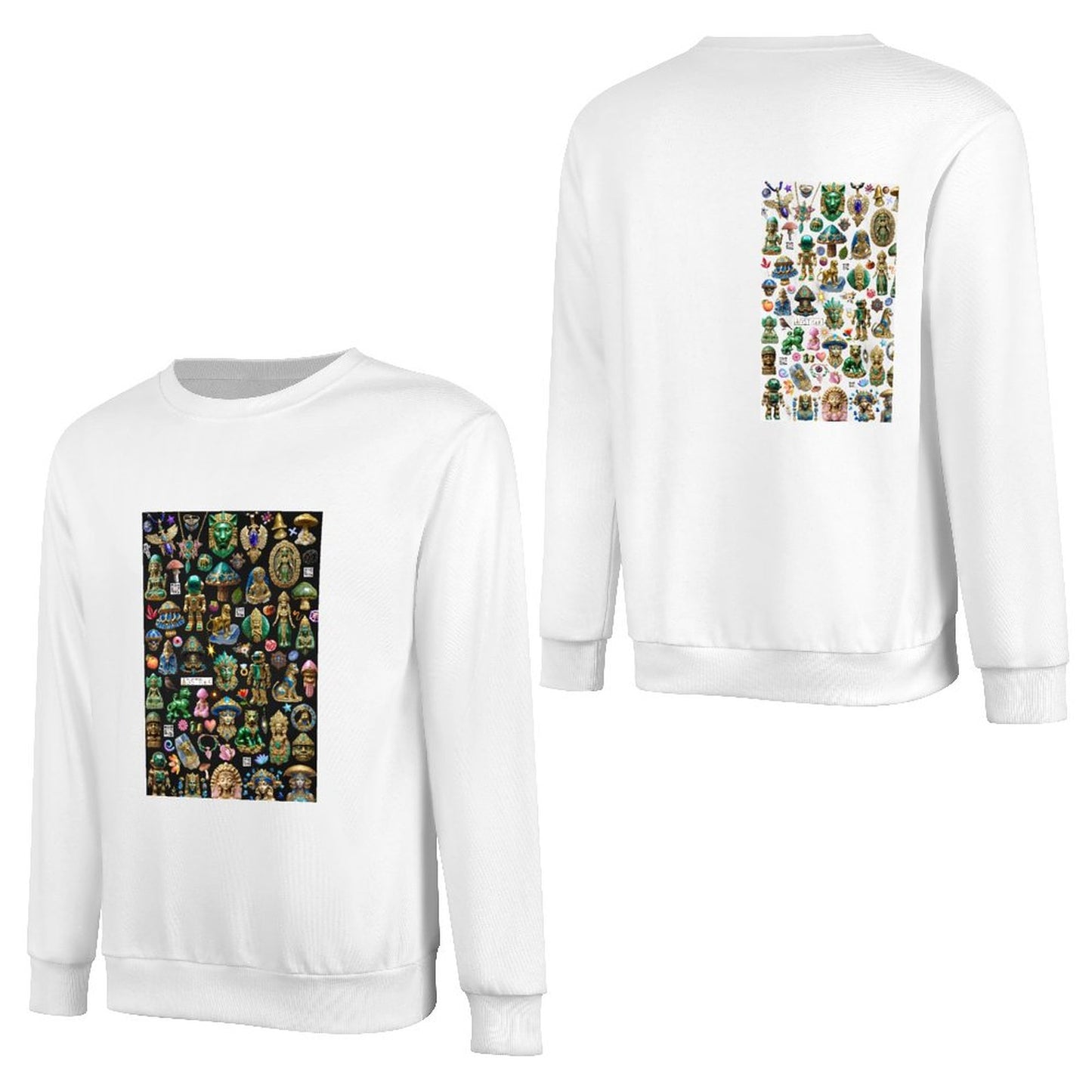 DTF 250gsm Cotton Men's Sweatshirt (Dual-sided Printing)