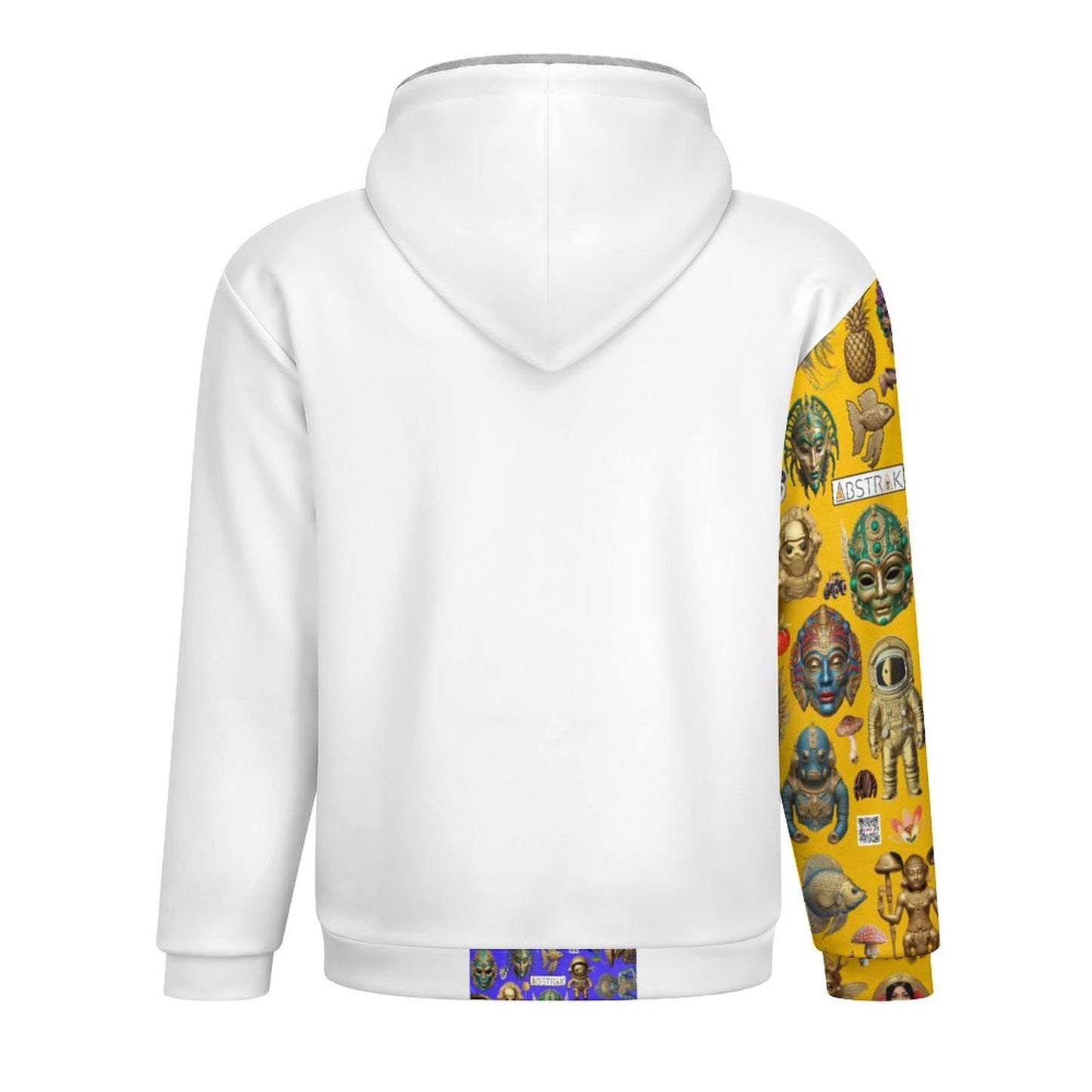 230gsm Full Zip up Hoodie with Plush Lining WZIP (All-Over Printing)