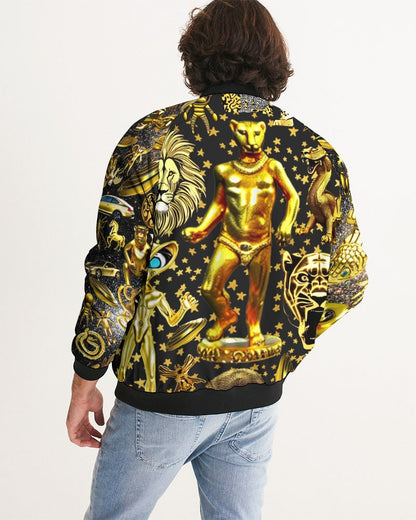 Outer Space Abstrak Men's All-Over Print Bomber Jacket