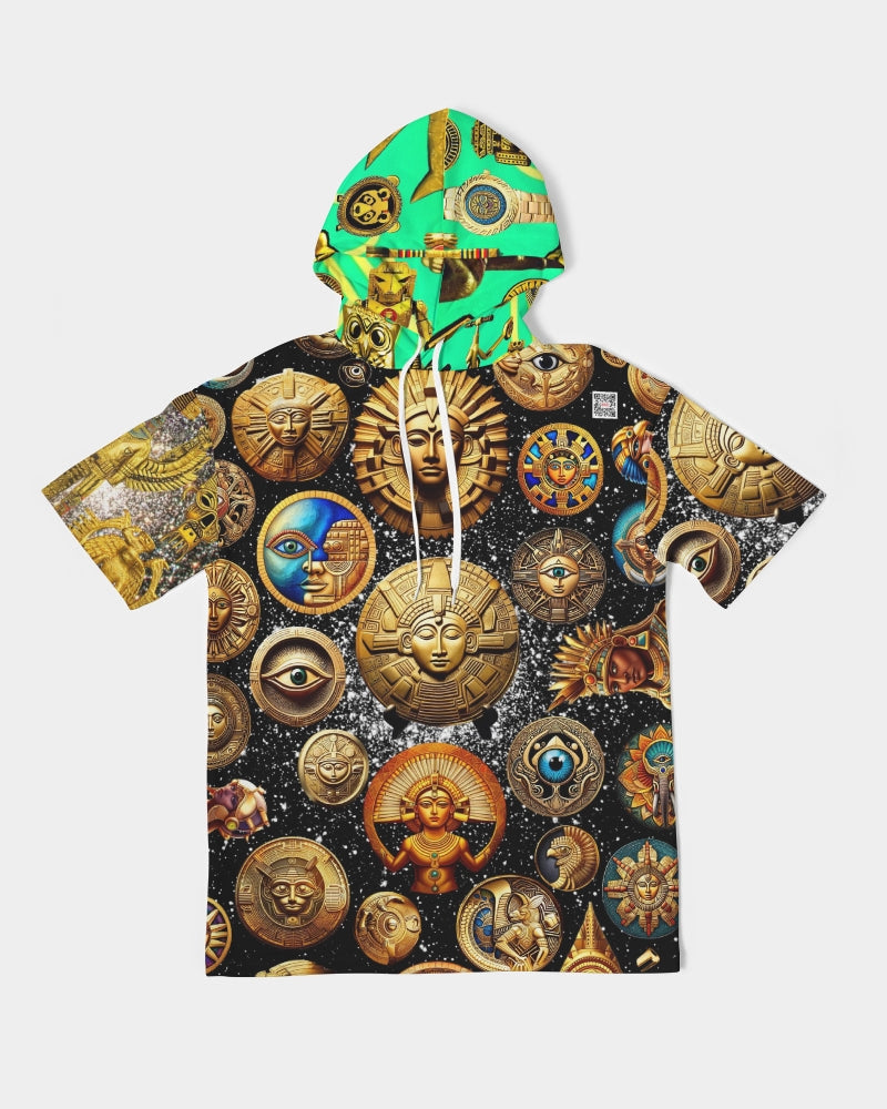 Evil Eye Abtrak Men's All-Over Print Premium Heavyweight Short Sleeve Hoodie