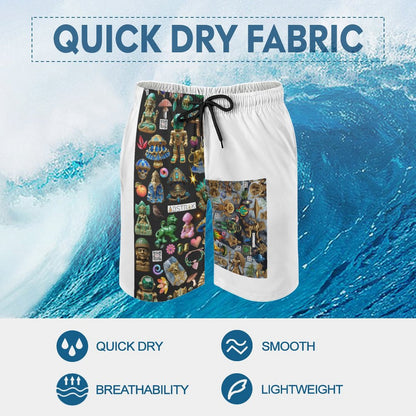 Men's Board Shorts D1P (All-Over Printing)