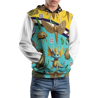 230gsm Men's Cool Hoodie with Double-layer Cap (All-Over Printing)