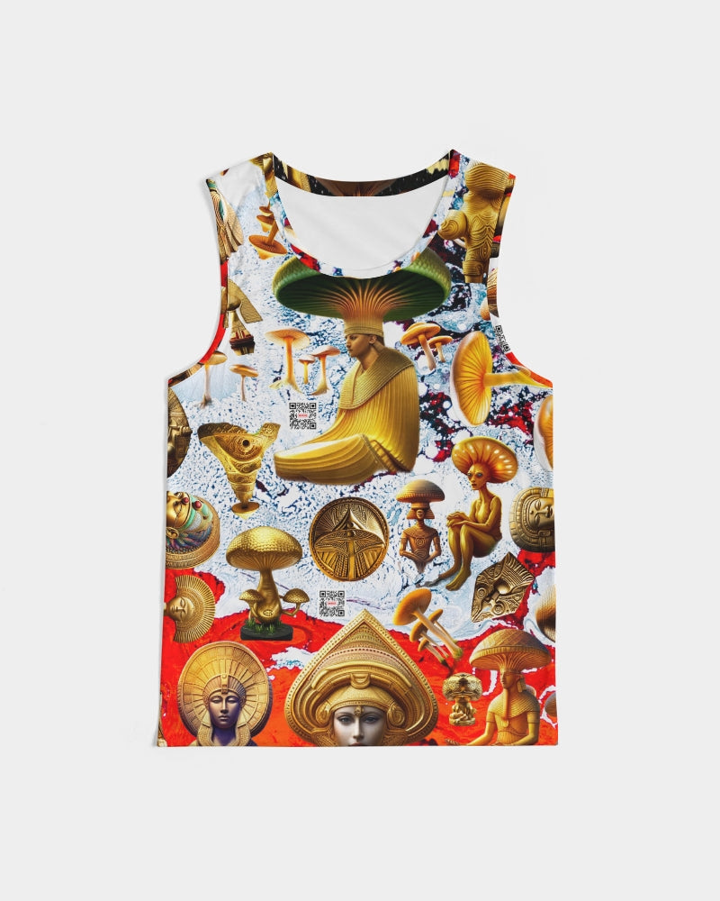 Illustration Abstrak Men's All-Over Print Sport Tank