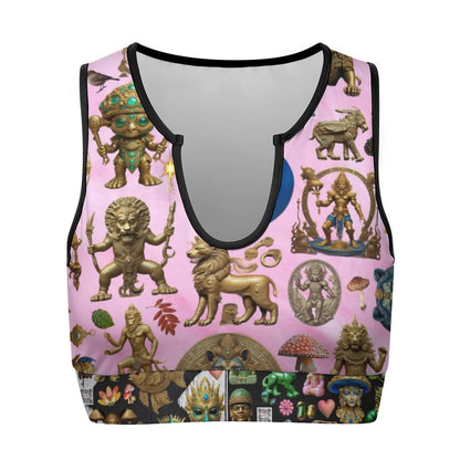 Custom Printed Yoga Tank Tops YJ053 (All-Over Printing)