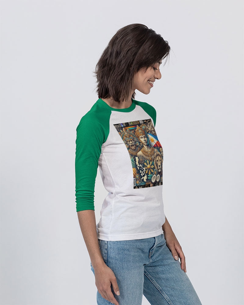 IMG_0540 Unisex Three-Quarter Sleeve Baseball Tee | Bella + Canvas