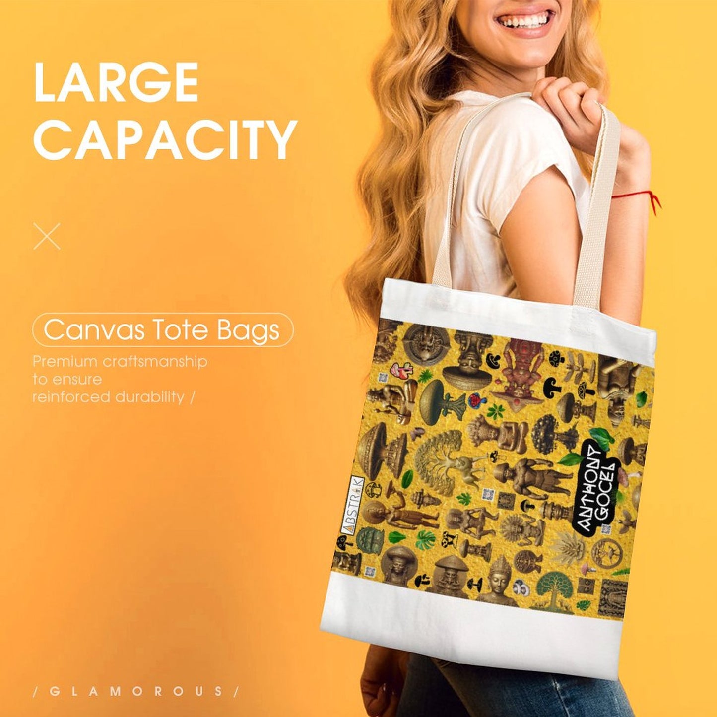 Tote Canvas Bag (Dual-sided Printing)