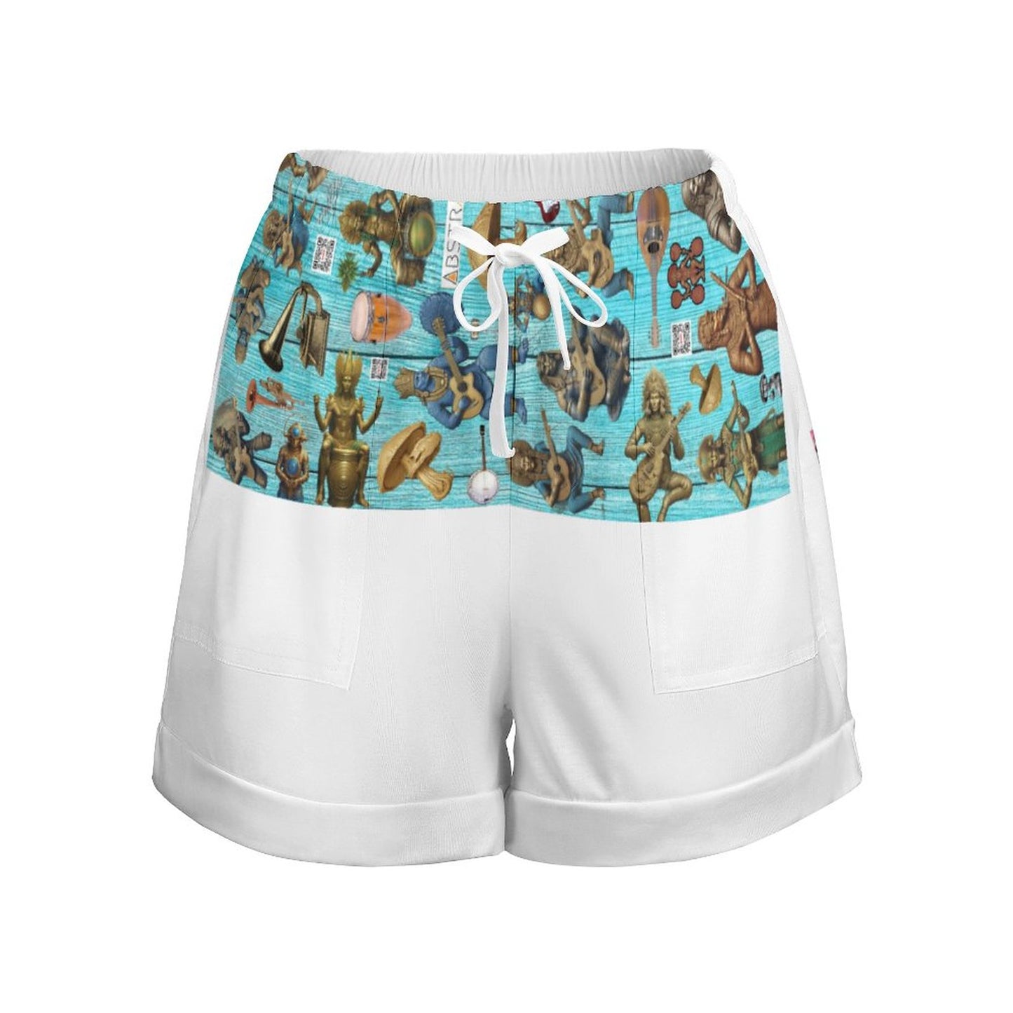 Loose High Waisted Shorts HP (All-Over Printing)