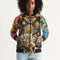 Nature Abstrak Women's All-Over Print Bomber Jacket