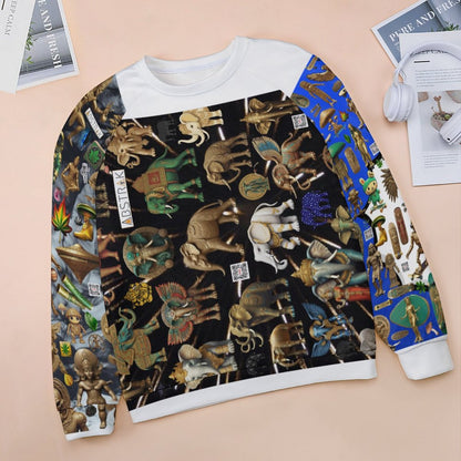 280gsm Custom Sweatshirt Designs Raglan Style RHDEC2 (All-Over Printing)