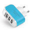 3usb Candy Charger European Luminous Mobile Phone Charging Head