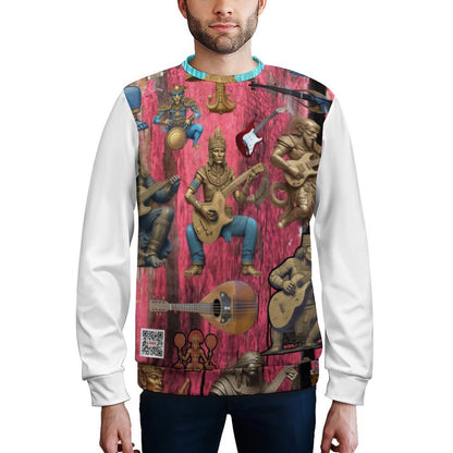 250gsm Round Neck Men's Sweatshirt 4T35 (All-Over Printing)