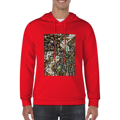 DTG 255gsm Cotton Funky Hoodie for Men (Front Printing)