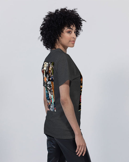 Trendy Abstrak Pattern Unisex Tee | Champion