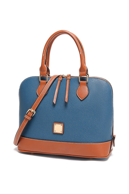 Trendy Ashleigh Blue PU Leather Bag