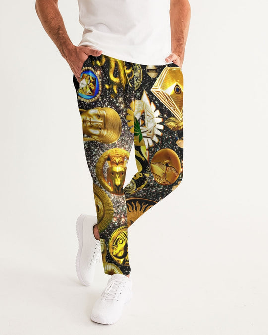 Ancient Abstrak Men's All-Over Print Joggers