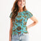 Abstrak dragonfly Women's All-Over Print Tee