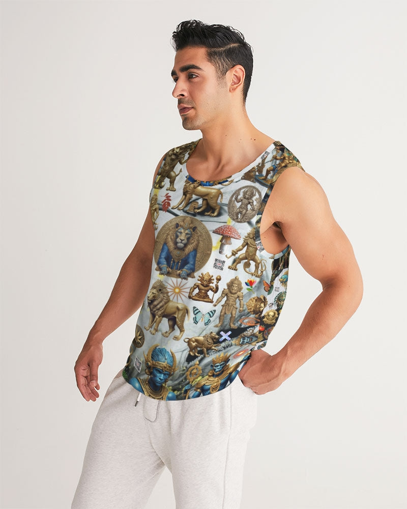 Abstraknyc Men's All-Over Print Sport Tank