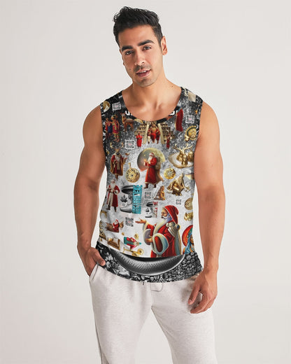 Matrix Vison Men's All-Over Print Sport Tank