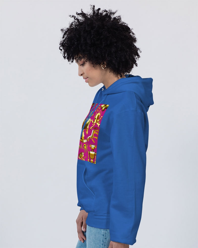 Robotic Abstrak Unisex Hoodie | Champion