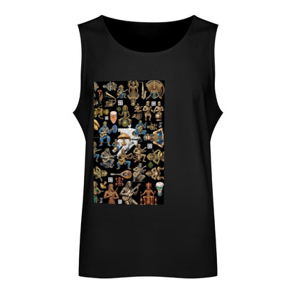 DTF 160gsm Men's Cotton Tank Top BX (Front Printing)