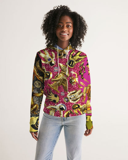 Robotic Abstrak Women's All-Over Print Hoodie