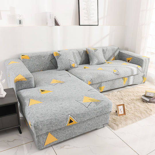 Anti-Slip Elastic Printed Slipcover Furniture Protector Couch Cover