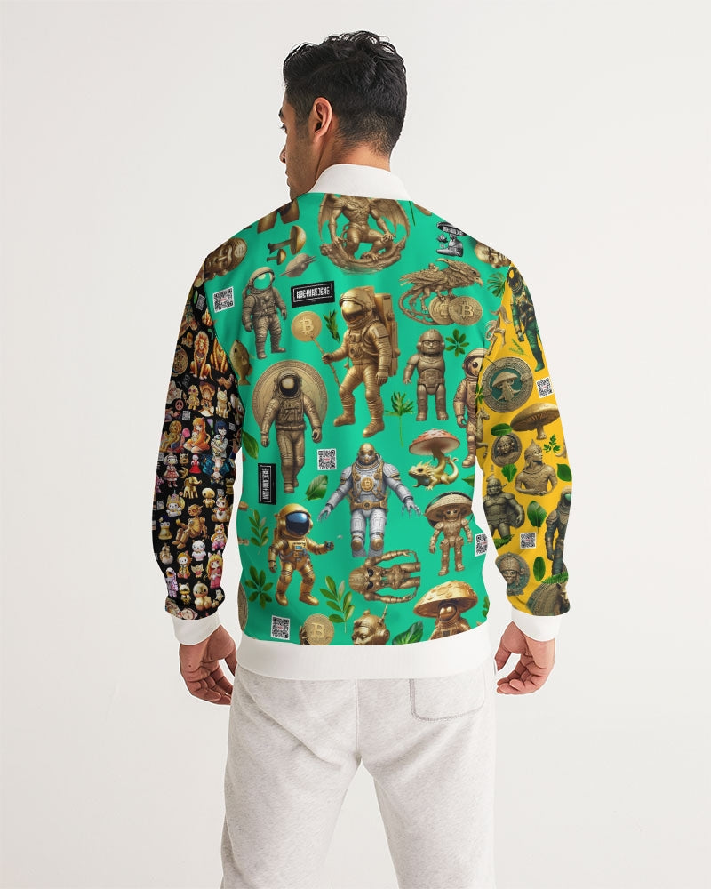 Mushroom Abstak Collection Men's All-Over Print Track Jacket