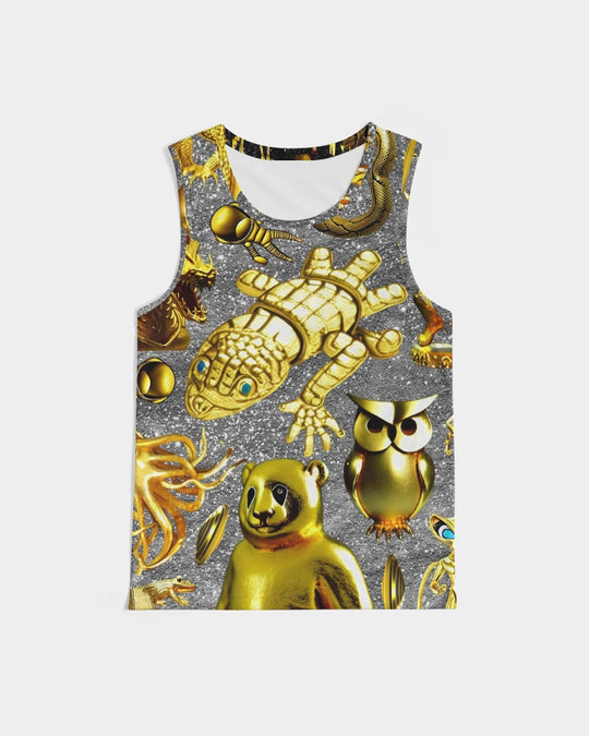 Outer Space Abstrak Men's All-Over Print Sport Tank