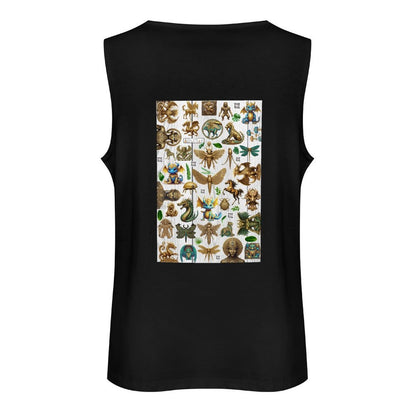 DTF 160gsm Men's Cotton Tank Top BX (Dual-sided Printing)