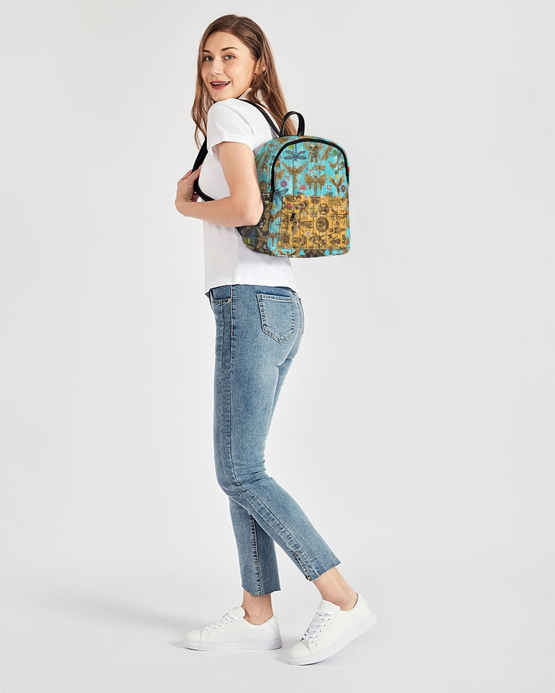 Abstrak dragonfly Mini Canvas Backpack