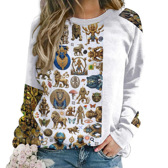 280gsm Custom Sweatshirt Designs Raglan Style RHDEC2 (All-Over Printing)