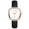 2023 New Women's Quartz Wristwatch 34mm Wine Barrel Rose Gold Black Stopwatch Fashionable Minimalist Style Oval Women's Watches