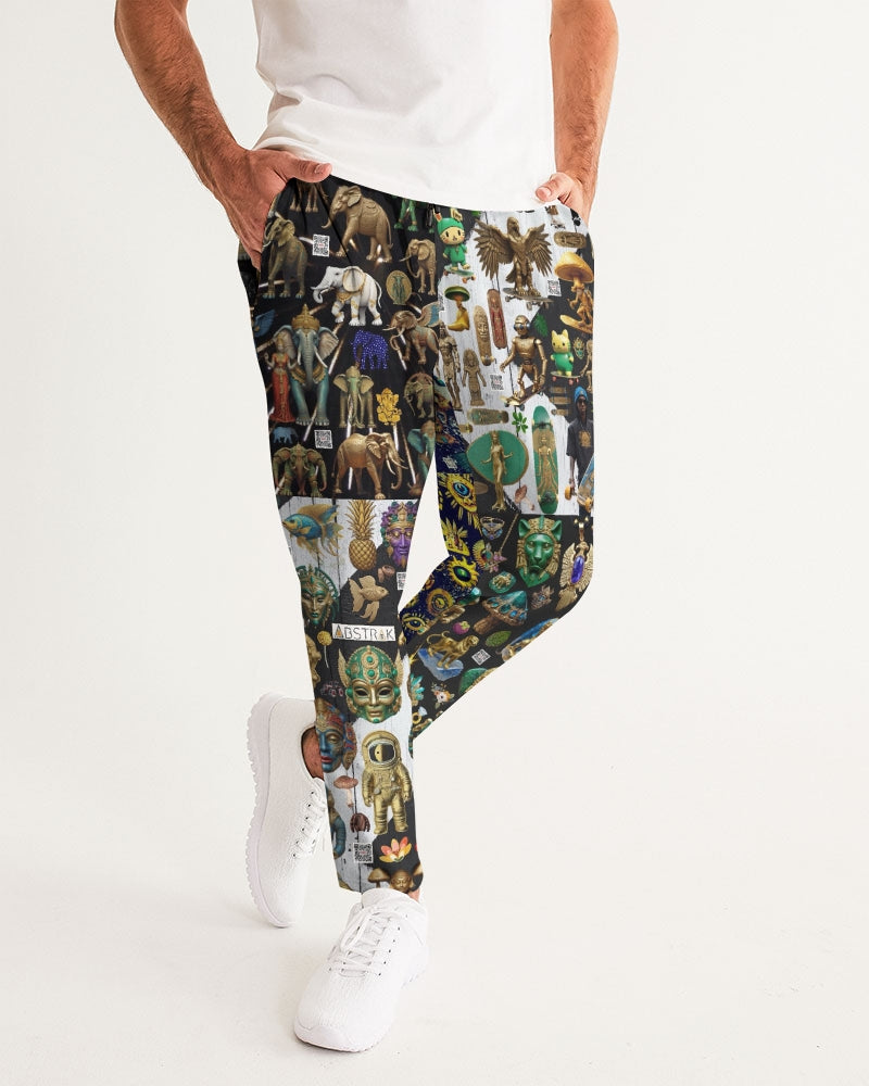 Abstraknyc Men's All-Over Print Joggers