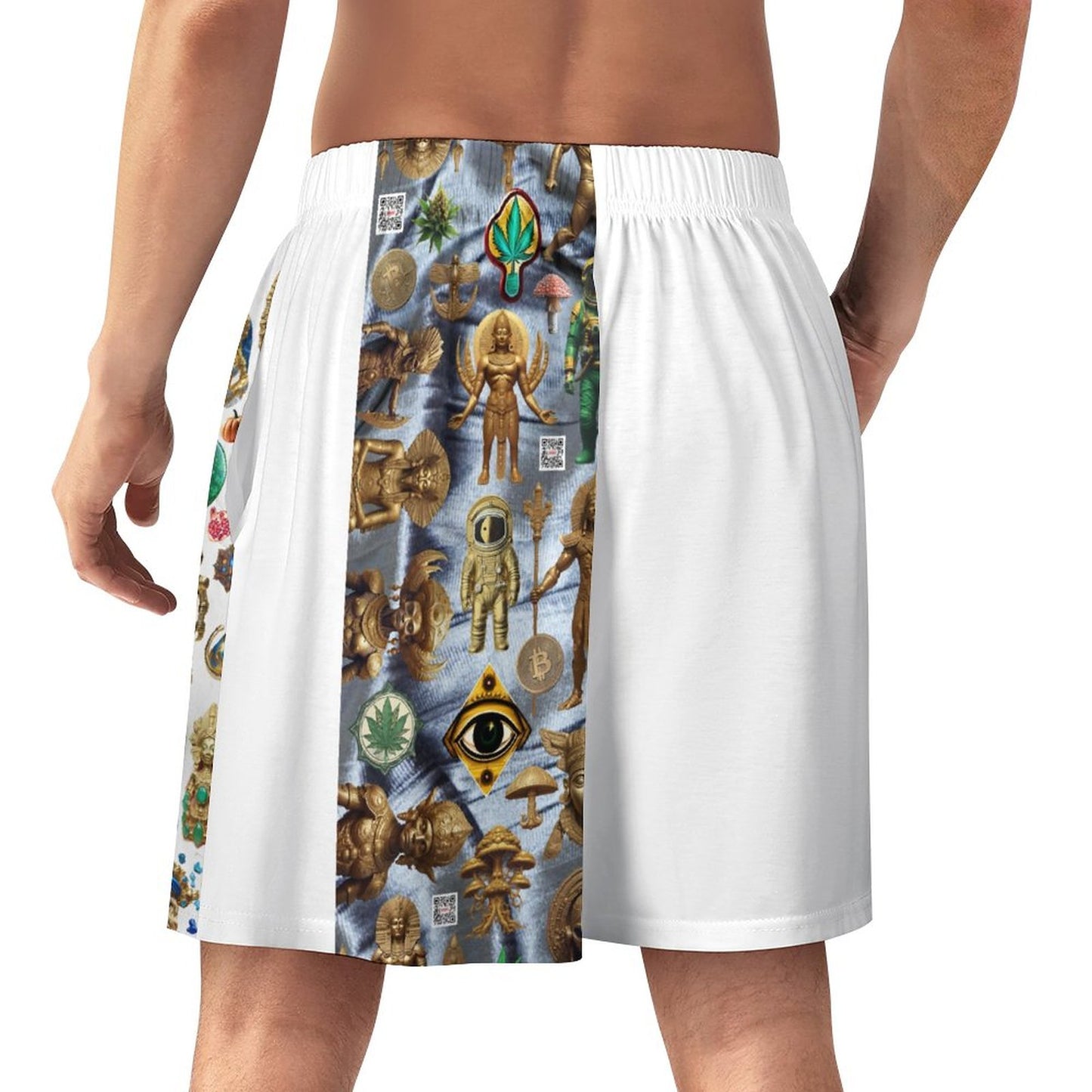 170gsm Pajama Shorts for Men LM012 (All-Over Printing)