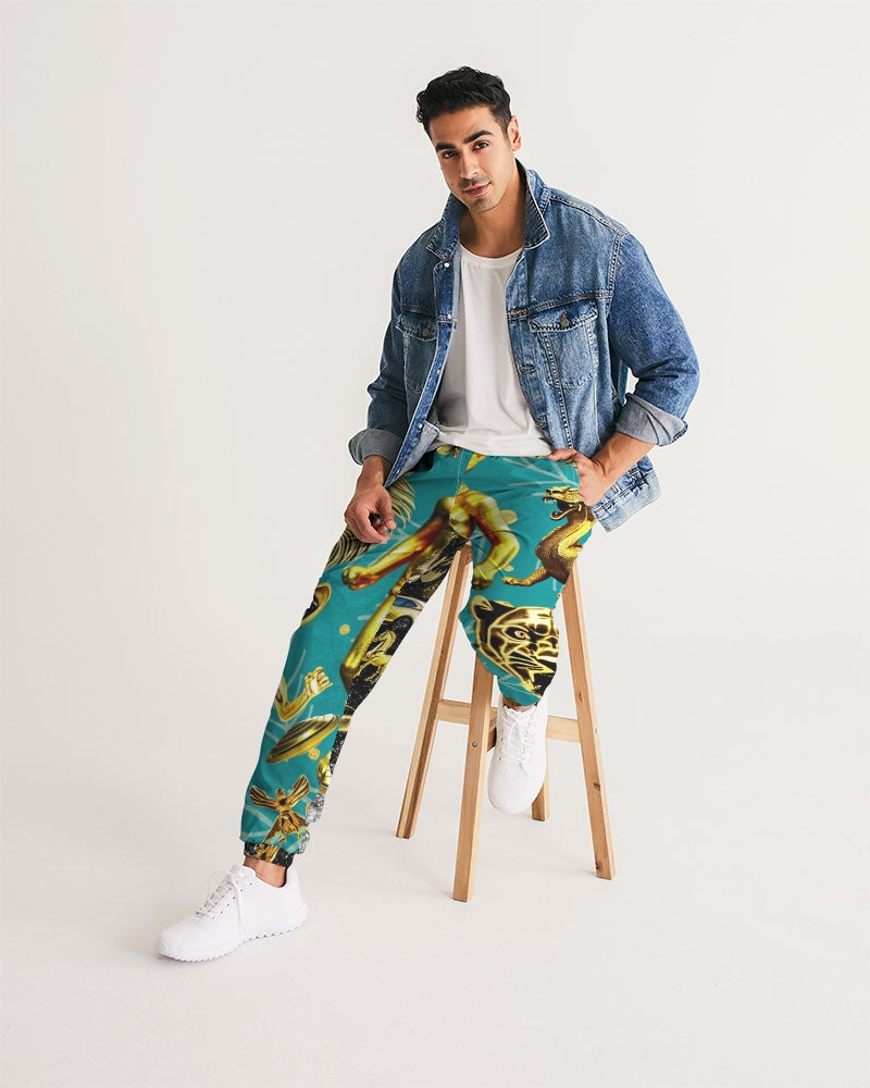 Outer Space Abstrak Men's All-Over Print Track Pants