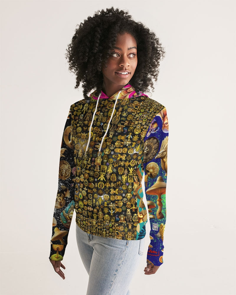 Nature Abstrak Women's All-Over Print Hoodie