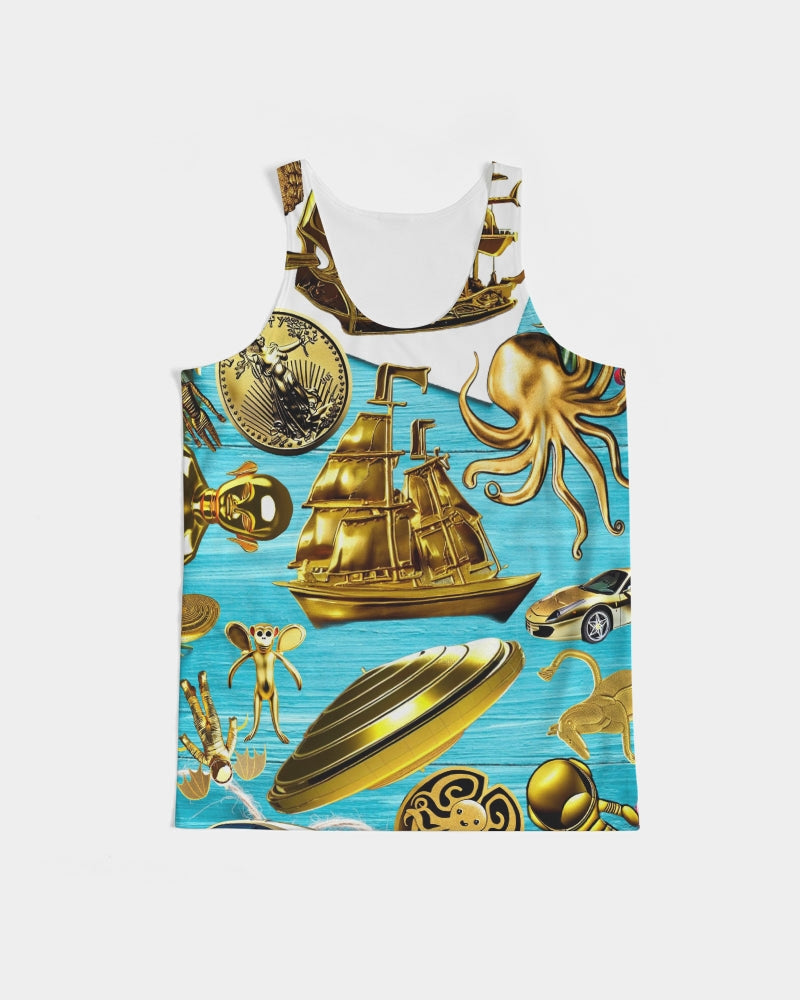 Outer Space Abstrak Men's All-Over Print Tank