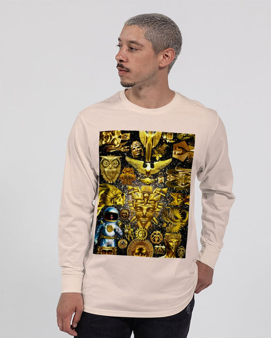 Ancient Abstrak Unisex Long Sleeve Tee | Lane Seven