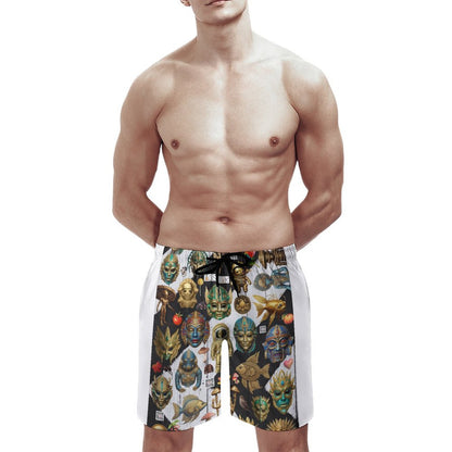 Men's Beach Shorts with Pockets