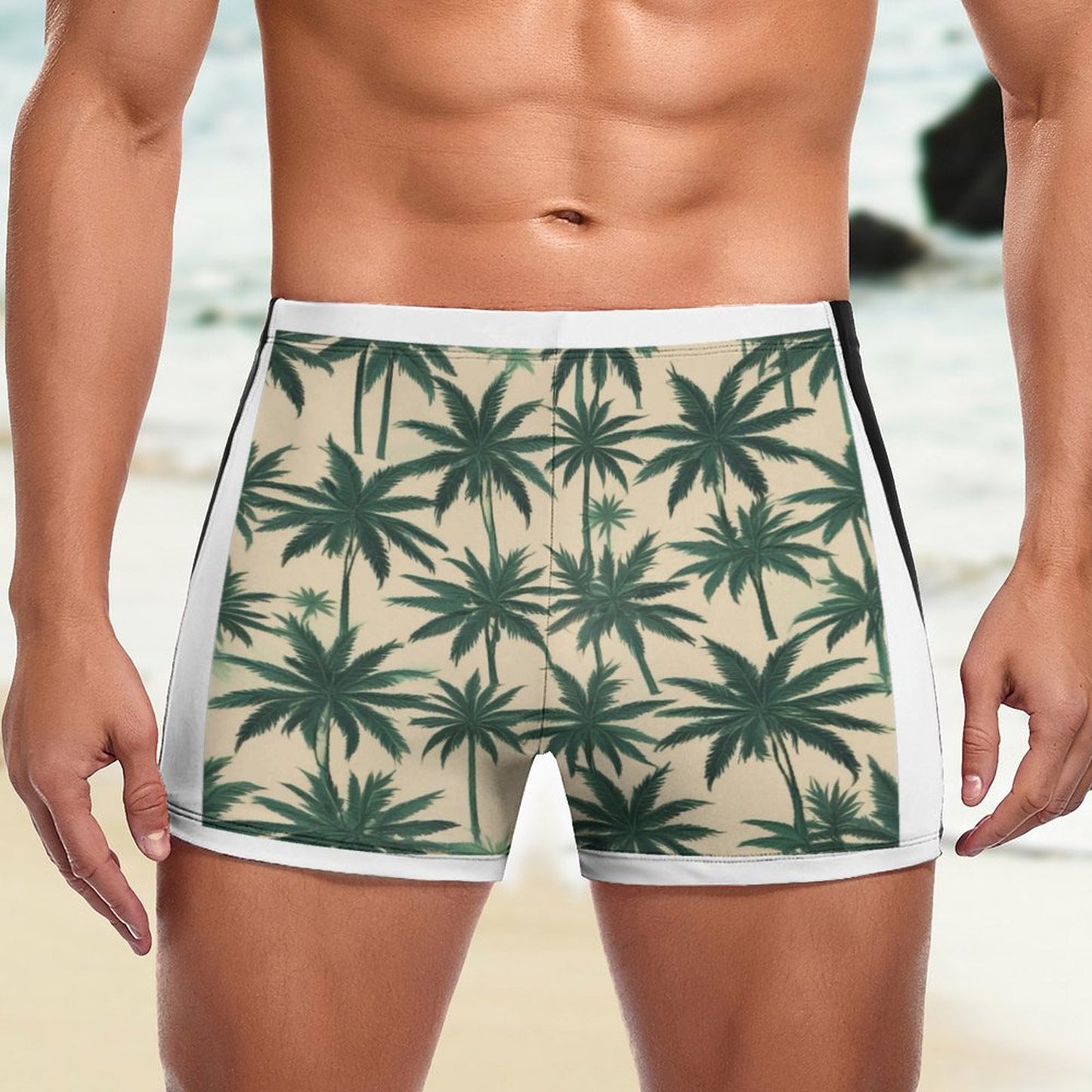 Men's Swimming Trunks DN003 (All-Over Printing)