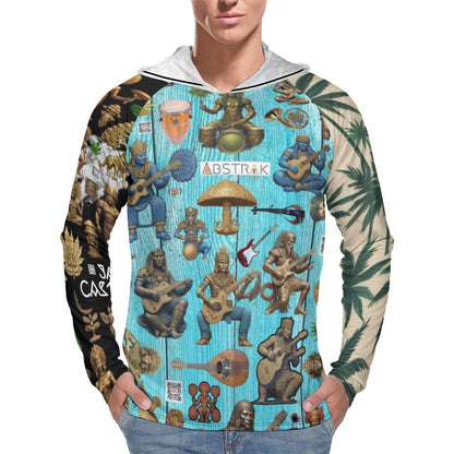 Men's Long Sleeve Hoodie NZ145 (All-Over Printing)