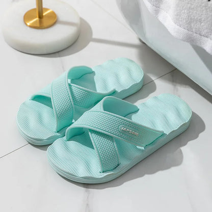 Summer Men Women Home Slippers Soft Indoor House Shoes Slides Guest Shoes Sleepers Slipers Bathroom Room Bedroom