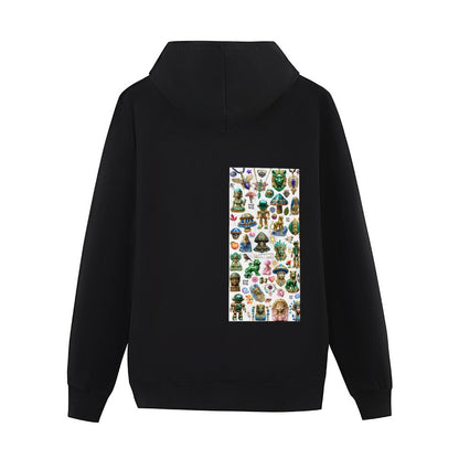 DTG 255gsm Men's Hoodie with Pouch (Dual-sided Printing)